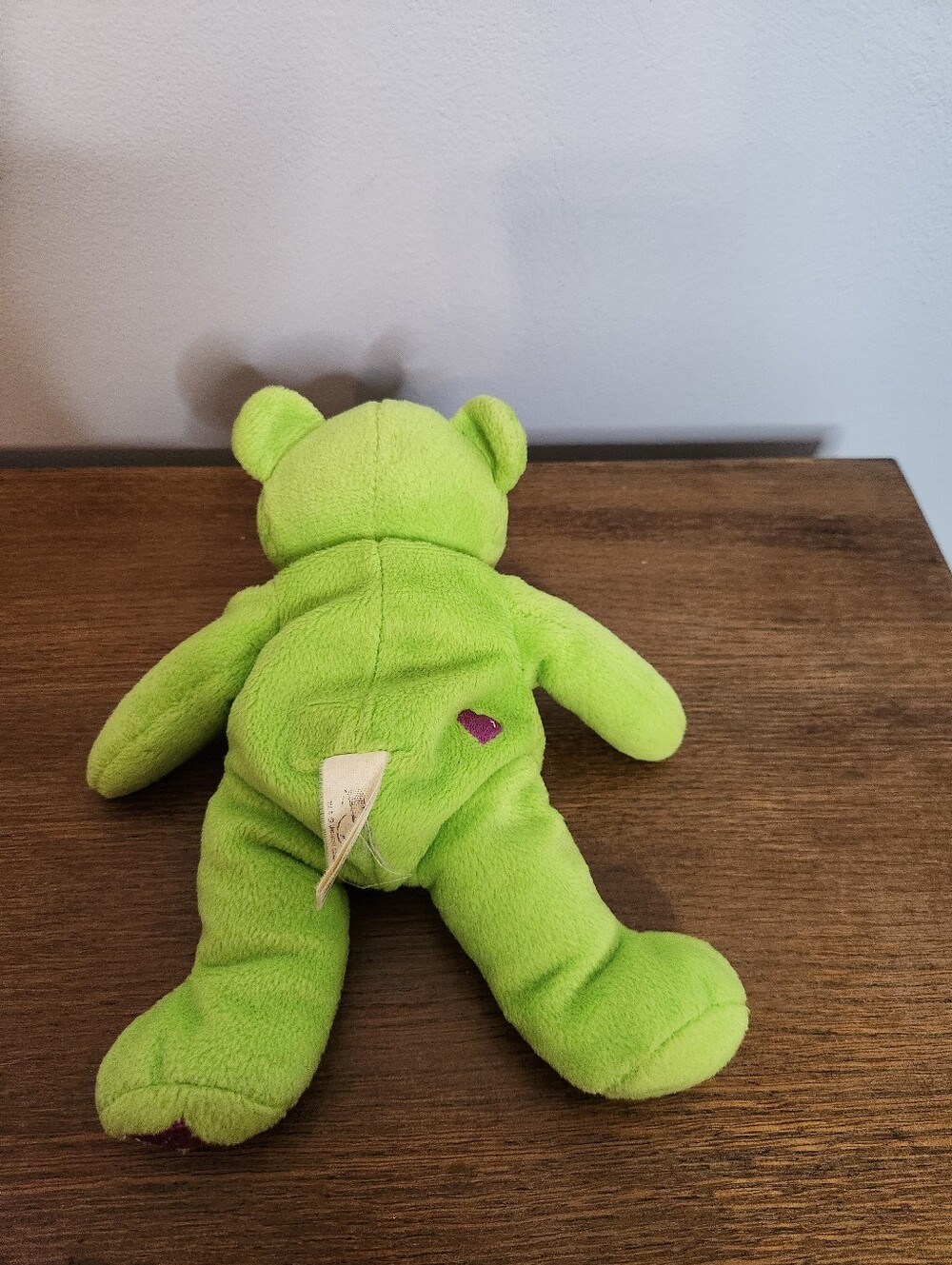 8in Universal Studios Small Lime/Moss Green Teddy Bear - Picture 2 of 4